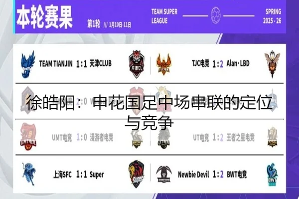 徐皓阳：申花国足中场串联的定位与竞争